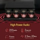 thumbnail image 4 of Altavoces para coche Pyle PLTWVS, 6 vías, 200 W, cable negro, 4 of 8