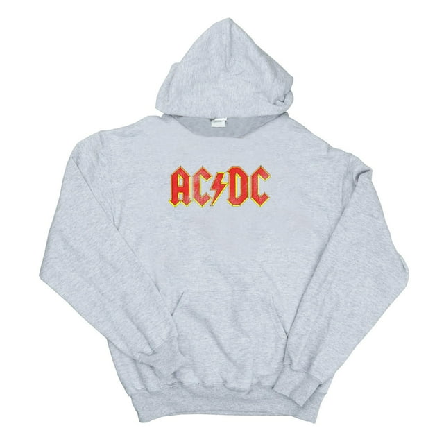 AC/DC Girls Distressed Red Logo Hoodie