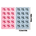 thumbnail image 3 of Stars-shape Silicone Ice Cube Tray,1PC Easy-Release & Flexible 15-Ice Cube Trays,Cake baking mold Chocolate Mold for kitchen,Star Shaped Ice Cube for 4th of July,Independence Day Decoration,A, 3 of 3
