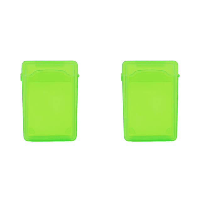 Caja Almacenamiento Disco Duro IDE SATA HDD 3 5 Pulgadas Plástico Caddy () Verde