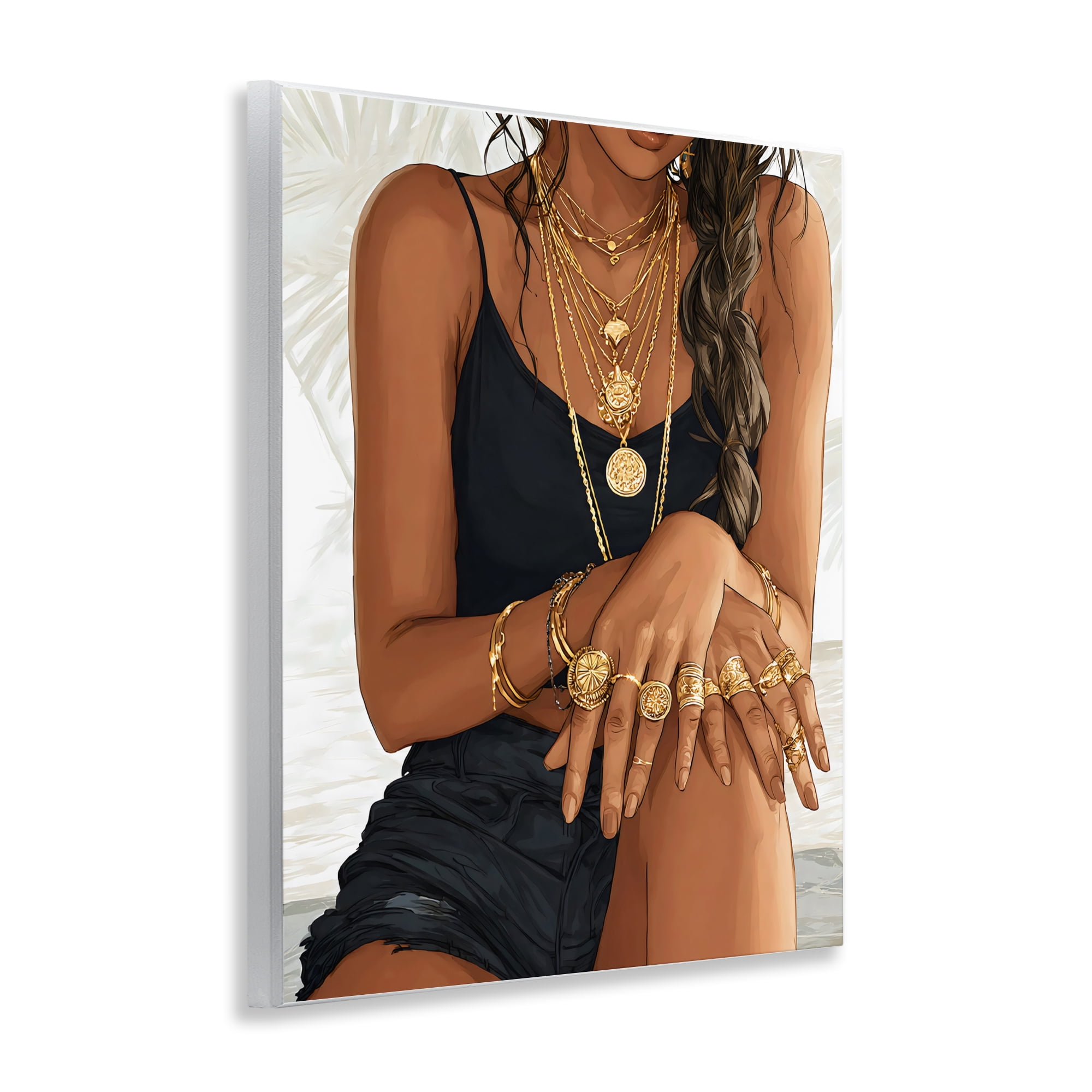 Stupell Industries All The Bling Adornments Wall Plaque Art, design by Franklyn Gregory