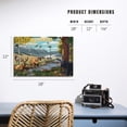 thumbnail image 5 of Wildlife Montage, Yellowstone National Park Birch Wood Wall Sign (12x18 Rustic Home Decor, Ready to Hang Art), 5 of 5