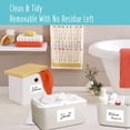 thumbnail image 3 of shiyou-80 Large Size Removable Customizable Blank Labels, Water/Oil/Tear Resistant, No Residue for Home Organization Projects, Bins, Kitchen Storage Containers, Desk Items(6”x 4”), 3 of 4