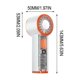 thumbnail image 3 of High-Speed Transparent Mecha Coolings Fan With LED Light Portable Personals Coolings Fan For Home Office Outdoor Travel, 3 of 9
