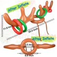 thumbnail image 2 of 2 Set Inflatable Reindeer Antler Game With Rings, Party Game Headband Inflatable Toys For Kids, 2 of 5