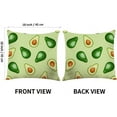 thumbnail image 6 of Throw Pillow Cover Fresh Avocado Pattern Home Decor Pillowcase for Sofa 18x18 Inches, 6 of 6