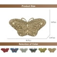 thumbnail image 5 of Ladies Elegant Evening Bags Butterfly Rhinestone Clutch Purse for Wedding Party Cocktail Crossbody Shoulder Bag, 5 of 7
