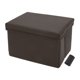 thumbnail image 1 of Bote de basura para automóvil Unique Bargains 1 Pc Bolsa de Basura Bote de Basura para Asiento del Medio Cuero Sintético Marrón Mocha 1 Pcs (L), 1 of 1
