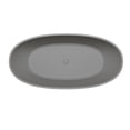 thumbnail image 4 of MIKIBAMA 67'' Grey Resin Stone Freestanding Soaking Bathtub, 4 of 10