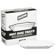 Dixie 8" Fluted Hot Dog Tray 500ct