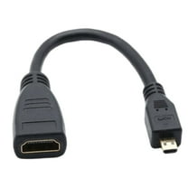 JUICEASE Micro HDMI-compatible Male to HDMI-compatible Female Adapters Connector Cable W4 S1P4