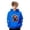 A-Blue206, variant on Boys Girls Christmas Hoodies Fun Highland Cow Graphic Sweatshirts Long Sleeve Fun Pullover Top