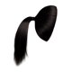 thumbnail image 2 of Extensión De Moño Para El Cabello, Densidad, Cola De Caballo De Aspecto Natural Para Mujeres, Bodas, Citas, Negro Sunnimix Moño, 2 of 8