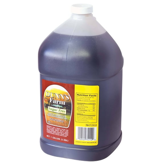 Dunns Farm Sugar Free Maple Pancake Syrup, 1 Gallon -- 4 Case