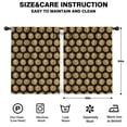 thumbnail image 2 of Blackout Kids Curtains,Black Sunflower Childrens Insulated Curtains Set Of 2,Bedroom Essentials,Toddler Room Decor 42x54in(106x137cm), 2 of 4