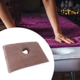 thumbnail image 6 of Serenable Massage Table Towel Face Pillow Towel with Face Hole Fiber Beauty Salon Towel Cover Massage Supplies SPA Bed Head Curtain Pad Brown, 6 of 9