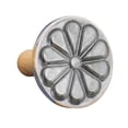 thumbnail image 2 of HLONK Moule à Biscuits Rond en Métal avec Poignée en Bois Outil de Cuisson DIY, 2 of 7