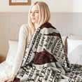 thumbnail image 6 of Flannel Fleece Throw Blanket For Dad, Lightweight Cozy Plush Blanket for Sofa Couch,50"X60", 6 of 8