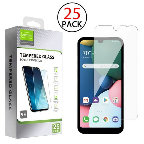 Airium Tempered Glass Screen Protector 2.5d 25-pack For Lg Phoenix 5tribute Monarch K31 Aristo 5 Fortune 3 - Clear