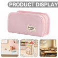 thumbnail image 7 of CCOCC Cute Pencil Case,Color Match Pencil Bag,Mild Texture Pencil Case,8.7"X3"X4.4",Style1, 7 of 7