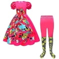 thumbnail image 1 of Disfraz de Barbie de película para niñas y niños de Halloween, disfraz de Barbie extraño, trajes de Cosplay, conjunto de vestido y pantalones-AM, 1 of 5