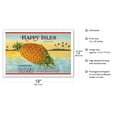 thumbnail image 2 of Happy Isles Brand - Hawaiian Broken Slices Pineapple - Vintage Can Label c.1930s - Master Art Print (Unframed) 12in x 18in, 2 of 4