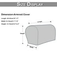 thumbnail image 2 of Skksst Waterproof Armrest Slipcover Quilted Anti-Slip Armchair Sofa Furniture Protector, 2 of 7