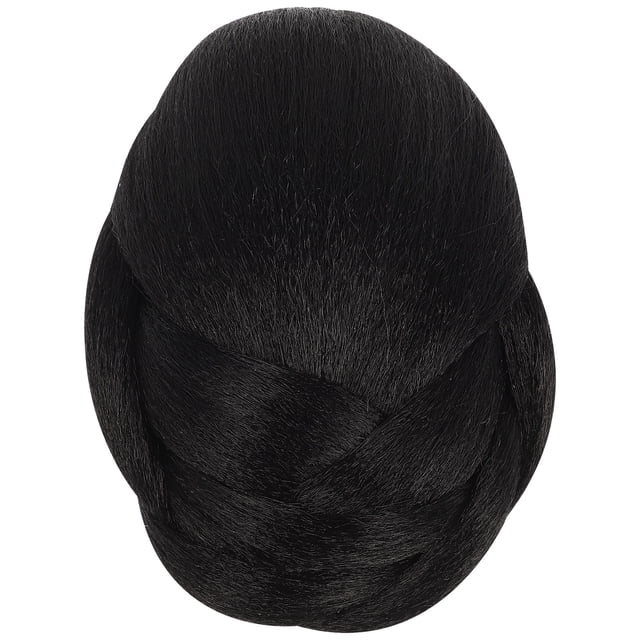 EeaseMX Extensión de cabello de fibra sintética, moño con clip para la mandíbula, peluca, postizo para novias.