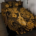 thumbnail image 3 of Hawaii Ukulele Duvet cover Polynesian Pattern Gold Version LT01, 3 of 5