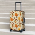 thumbnail image 6 of Rateoe Autumn Maple Leaf and Deer Printed Luggage Cover, Suitcase Protector Fits 18-32 Inch Luggage-Large, 6 of 7