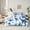 Blue White, variant on Erosebridal Colorful Guitar Piano Bedding Full Size,Graffiti Hippie Style Bed Set,Music Musical Instrument Bedding Sets Full Size,Ultra Soft Room Decorative Reversible,7pcs
