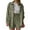 Army Green, variant on 2 Piece Sets for Women Shorts Summer Outfits Women Solid Spring Long Sleeve Shirt and High Waist Drawstring Shorts Summer Sets Fashion Casual