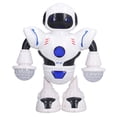 thumbnail image 1 of Robot eléctrico de juguete con luz refrescante, brazos oscilantes, piernas y baile, regalo perfecto para niños., 1 of 14