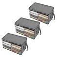 thumbnail image 1 of Primegos Non-Woven Storage Bag Dust Moisture-Proof Clothes Quilts Pillows Organizer Foldable Space-Saving Design Storage Pouch, 1 of 8