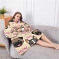 thumbnail image 5 of Oversized Wearable Blanket Hoodie,Dog Mom Sherpa Blanket Hoodie with Super Pockets,Super Warm Fuzzy Pullover for Women & Men, 5 of 6