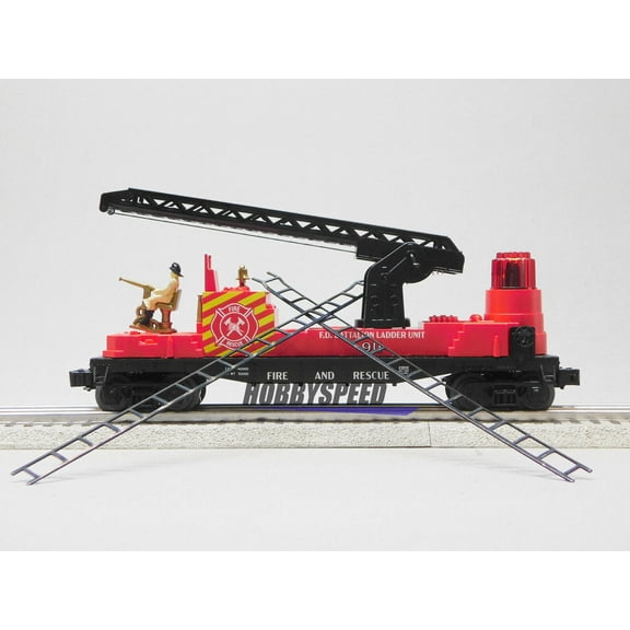 Lionel 2223040 Emergency Response FIRE Rescue Ladder CAR O Gauge 2223040-R