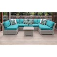 thumbnail image 2 of Coast 7 Piece Outdoor Wicker Patio Furniture Set 07c, 2 of 2