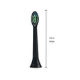 thumbnail image 3 of Queilt 8-Pack Philips-Diamondclean Compatible Toothbrush Heads Black, 3 of 5