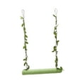 thumbnail image 4 of Percha para loros, jaula para periquitos, hamaca, juguete de ejercicio, percha de entrenamiento para pájaros verde, 4 of 9