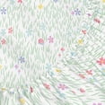 thumbnail image 6 of Mainstays Kids 100% Cotton Percale Bed Sheet Set, Twin, Meadow, 3 Pieces, 6 of 7
