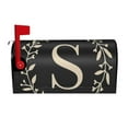 thumbnail image 2 of PHELIKA Classic Monogram Letter S Magnetic Mailbox Covers Post Letter Box Cover Standard Size 21"H x 18"W, 2 of 8