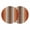 Orange, variant on Burnt Orange Brown Round Placemats Set of 2 Farmhouse Vintage Wooden Place Mats Indoor Woven Table Mats Washable Heat-Resistance Braided Dining Table Placemats for Kitchen Holiday Party Decor 13 Inch