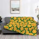 thumbnail image 2 of Balery Orange Lemon Manta de Franela con Dibujo, Lujo Ultra Suave y Cálido, Antipelusa y Resistente a las Arrugas para Cama, Sofá, Camping -60"x50", 2 of 6
