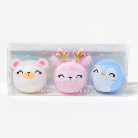 Claire’s Tween Animal Lip Gloss Set, 3 Pieces