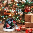 thumbnail image 6 of Fuzoiu Disco Mirror Ball Snowman Print Santa Hat Christmas Hat for kids,Santa Hats with Pompom, Unisex Xmas Holiday Hat for Christmas New Year Festive Party Supplies, 6 of 6