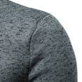 thumbnail image 6 of Krdevn Mens Shirts - Men's Casual Autumn Solid Turtleneck Zipper Collar Blouse Long Sleeve Tops,Mens Fall Shirts,Color:Dark Gray,Size:XXL, 6 of 7