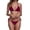 Red, variant on MDUKONU Women's Ruffled Bikini High Waisted Bikini Red S