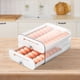 thumbnail image 1 of Bandeja Portahuevos Organizador de Refrigerador Apilable Perfecl Soporte para bandeja de huevos, 1 of 8
