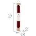 thumbnail image 3 of Northern Lights Candles - 12" 2pk Tapers - Crimson - 72885, 3 of 3