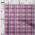 thumbnail image 1 of oneOone Polyester Lycra Medium Pink Fabric Madras Check Sewing Craft Projects Fabric Prints By Yard 56 Inches Wide, 1 of 4